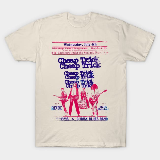 cheap trick tour graphic T-Shirt by HAPPY TRIP PRESS